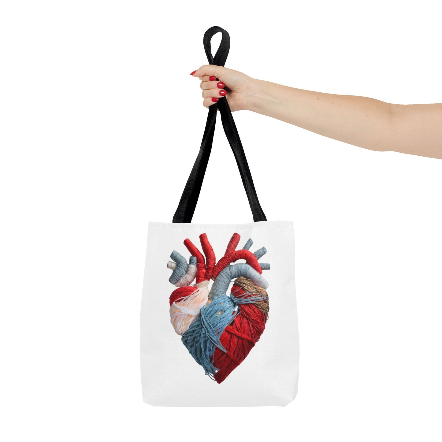 Yarn Heart Tote Bag