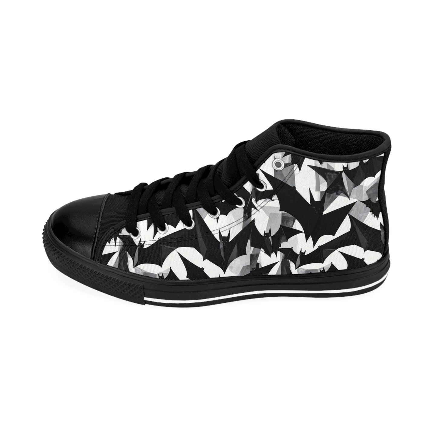 Bat Cubism - Men's Classic High Top Sneakers