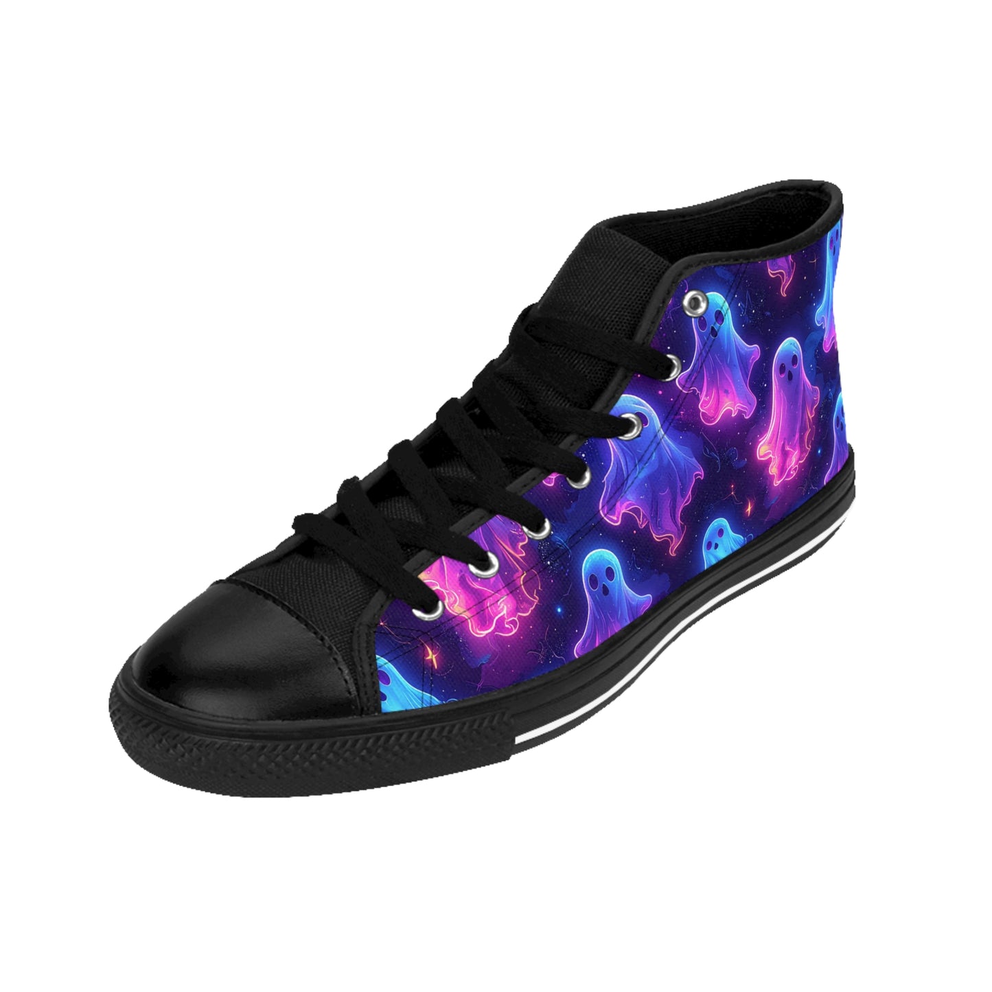 Ghostly Glow - Women's Classic High Top Sneakers
