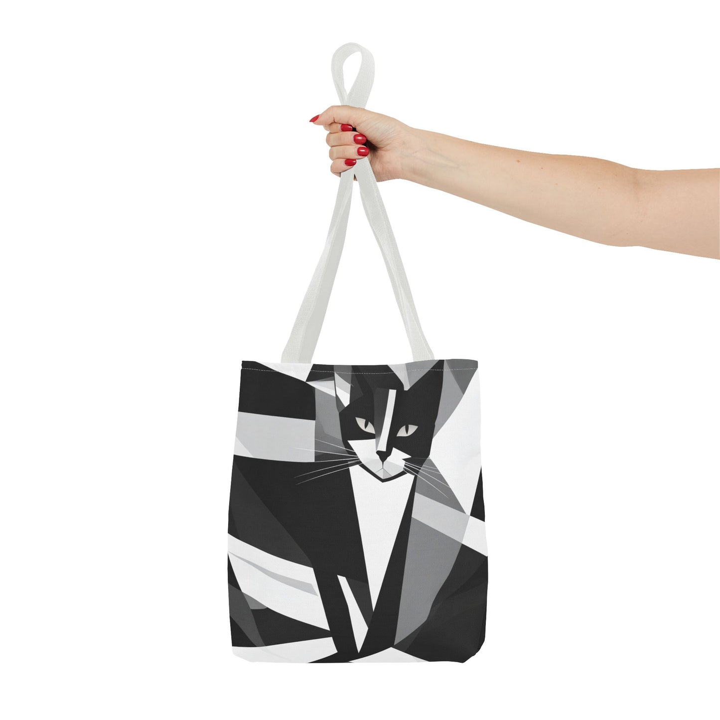 Cubist Cat Tote Bag