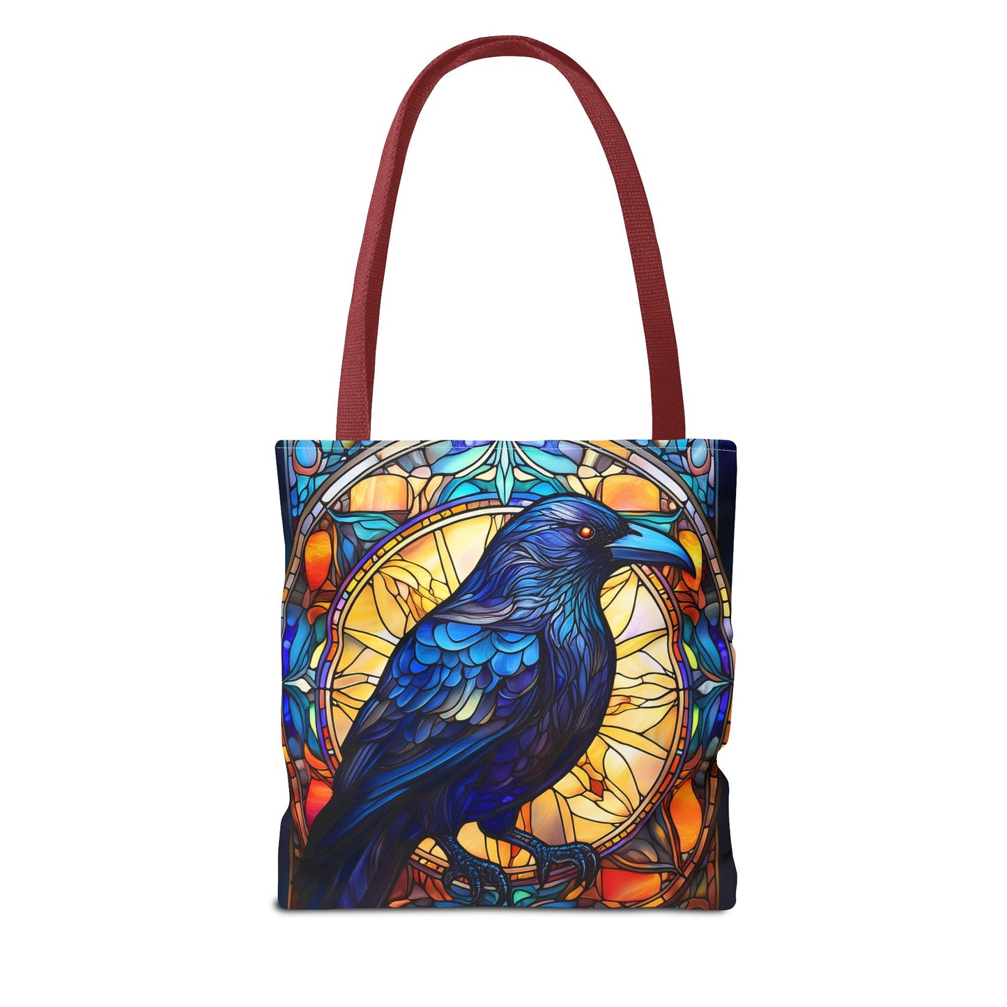 Stained Glass Raven Tote