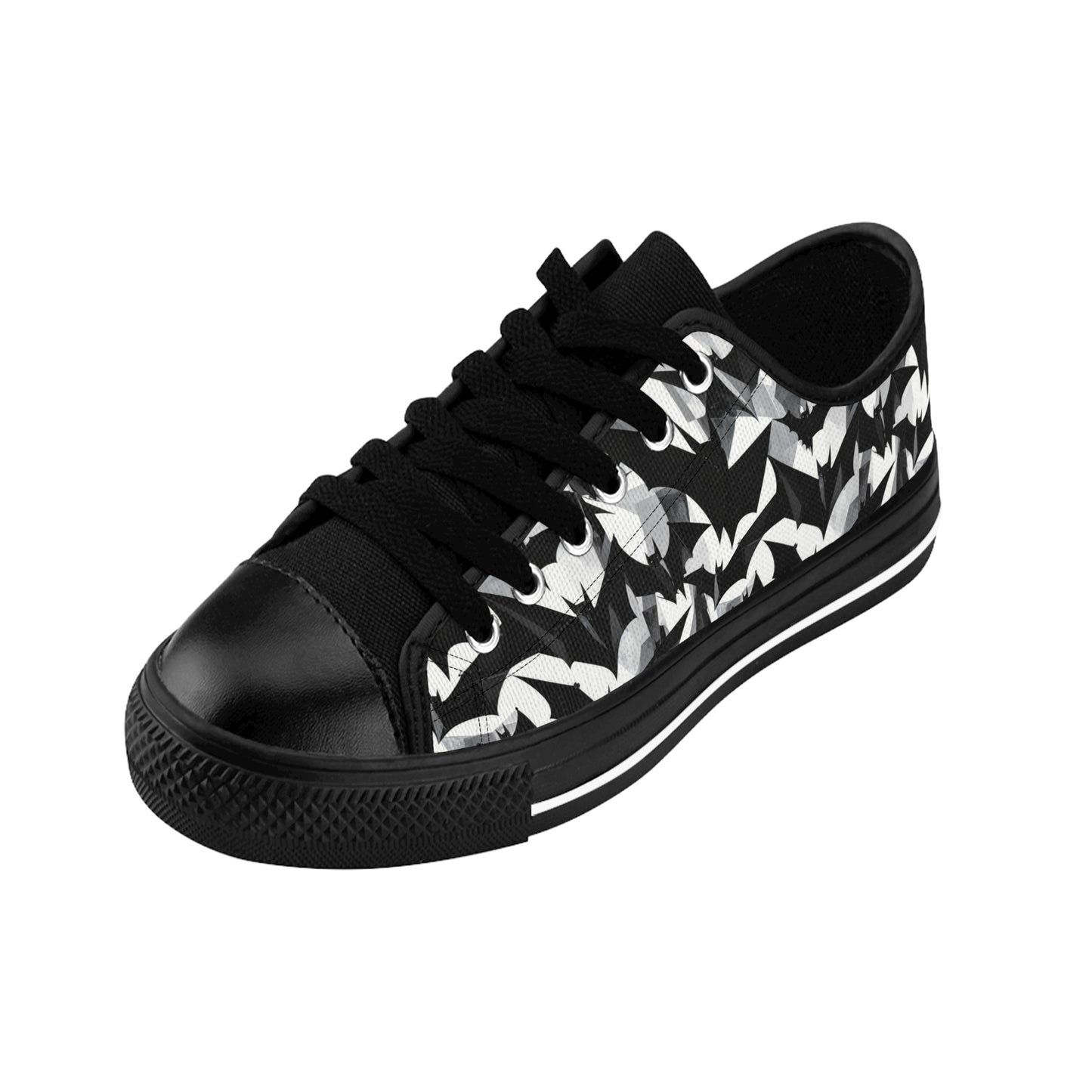 Bat Cubism - Women's Classic Low Top Sneakers