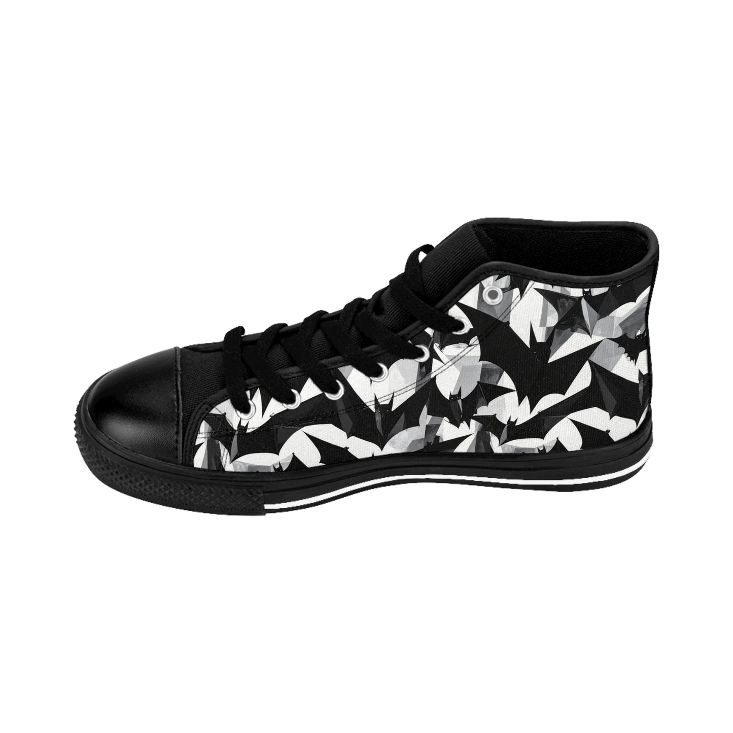 Bat Cubism - Women's Classic High Top Sneakers