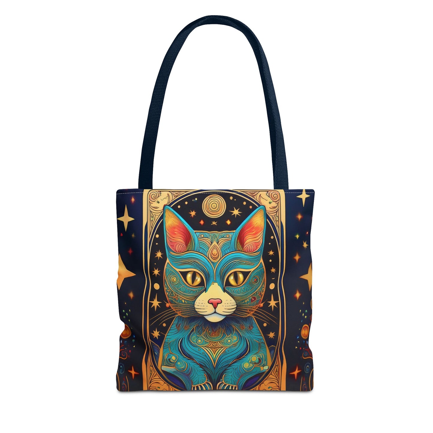 Tarot Style Cat Tote Bag