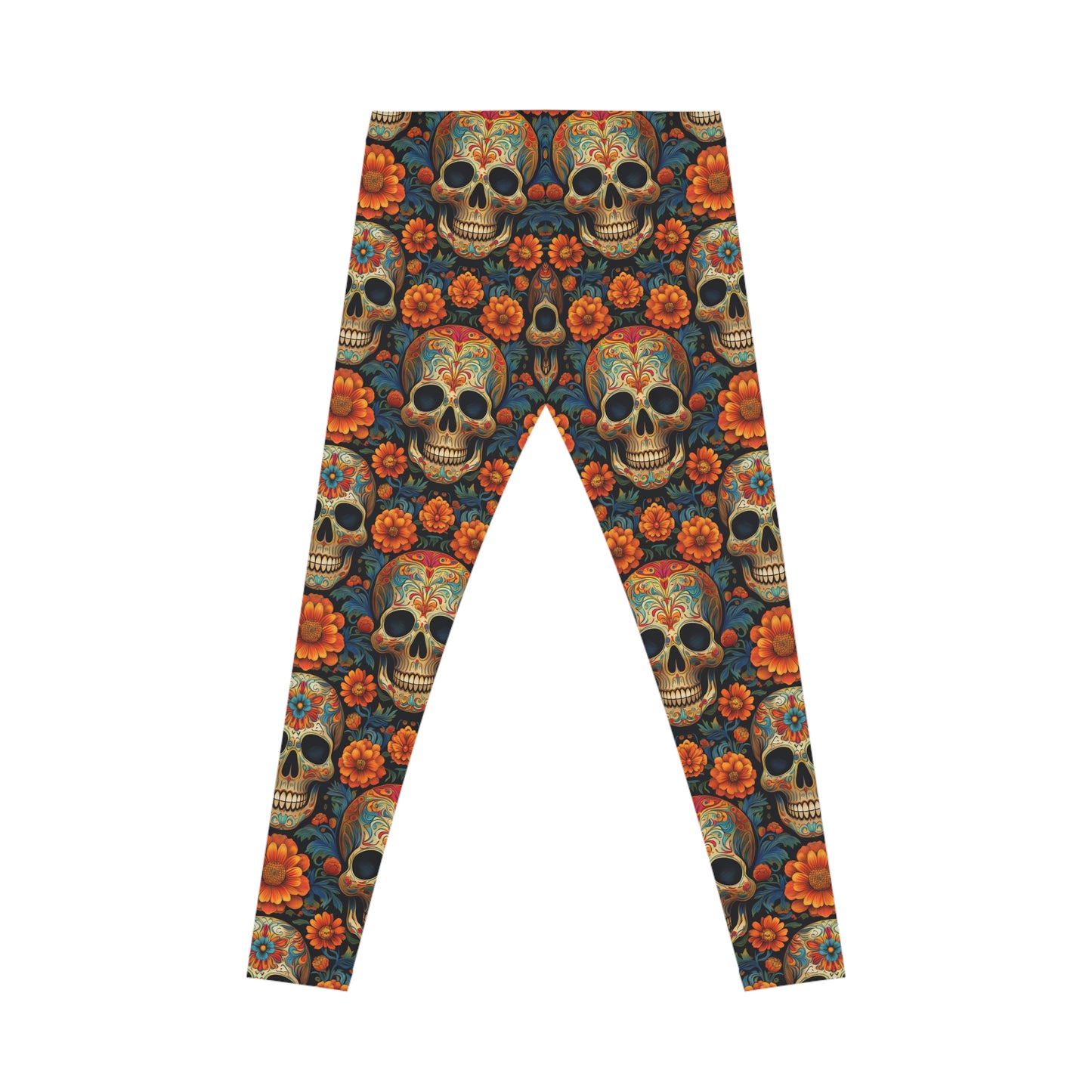 Sugar Skull Día de los Muertos Leggings