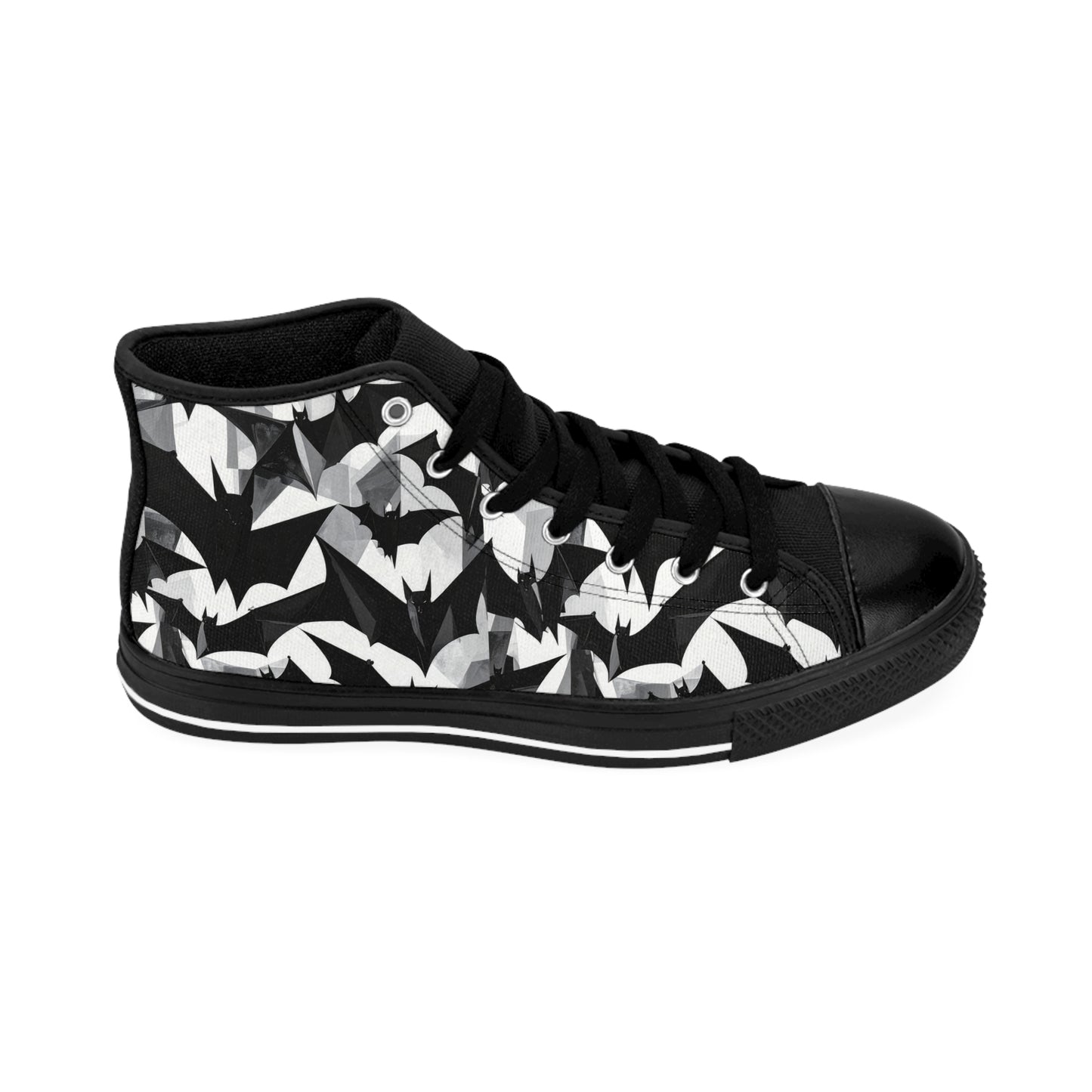 Bat Cubism - Women's Classic High Top Sneakers