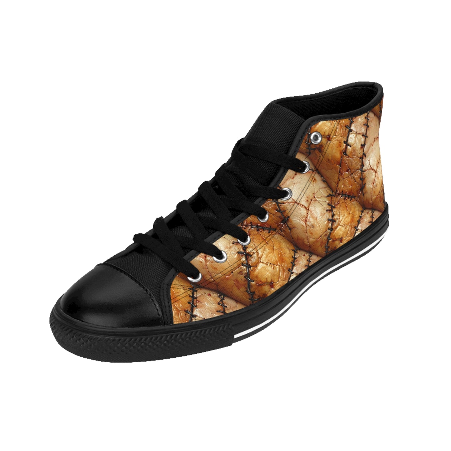 Stitched Flesh - Men's Classic High Top Sneaker