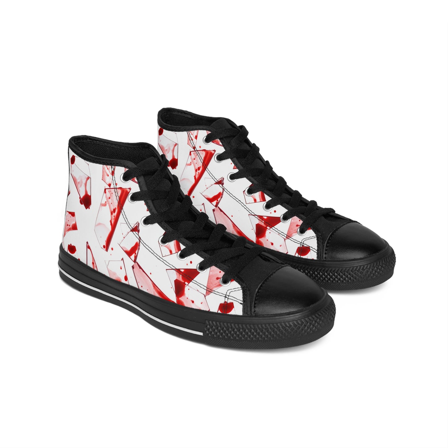 Bloody Shards - Women's Classic High Top Sneakers