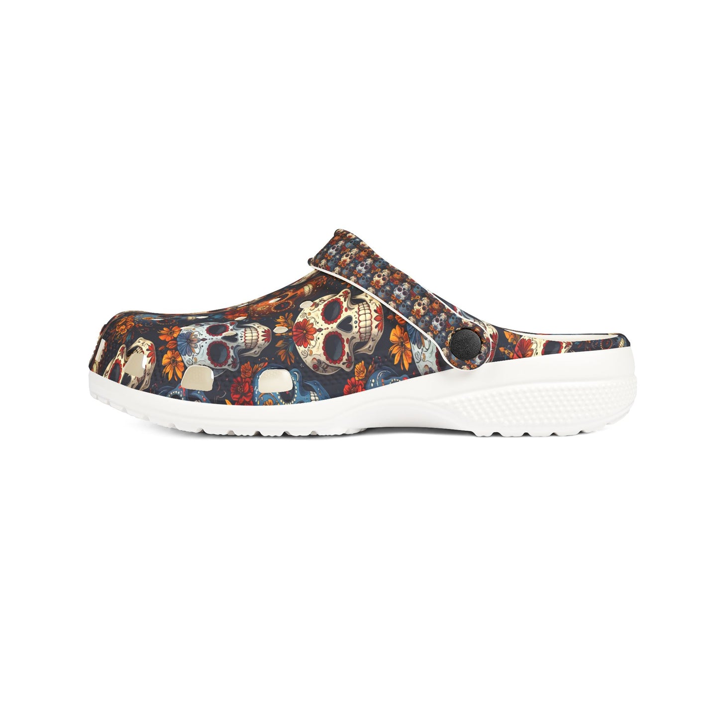 Sugar Skulls & Marigolds Unisex Clogs