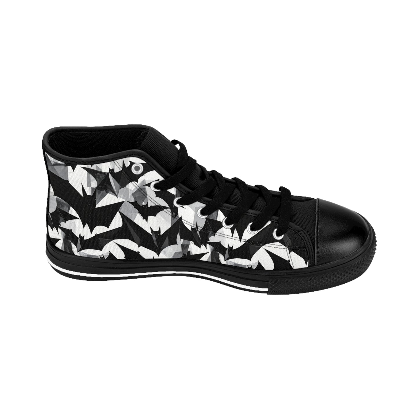 Bat Cubism - Men's Classic High Top Sneakers
