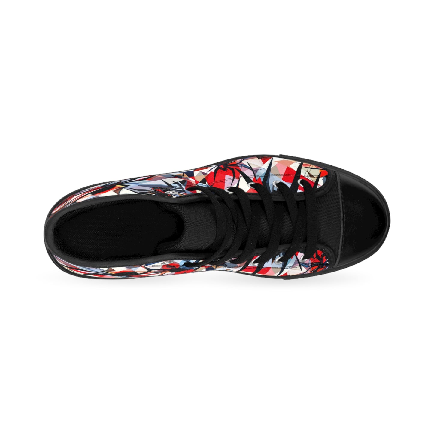 Broken Stained Glass Spiders - Women's Classic High Top Sneakers
