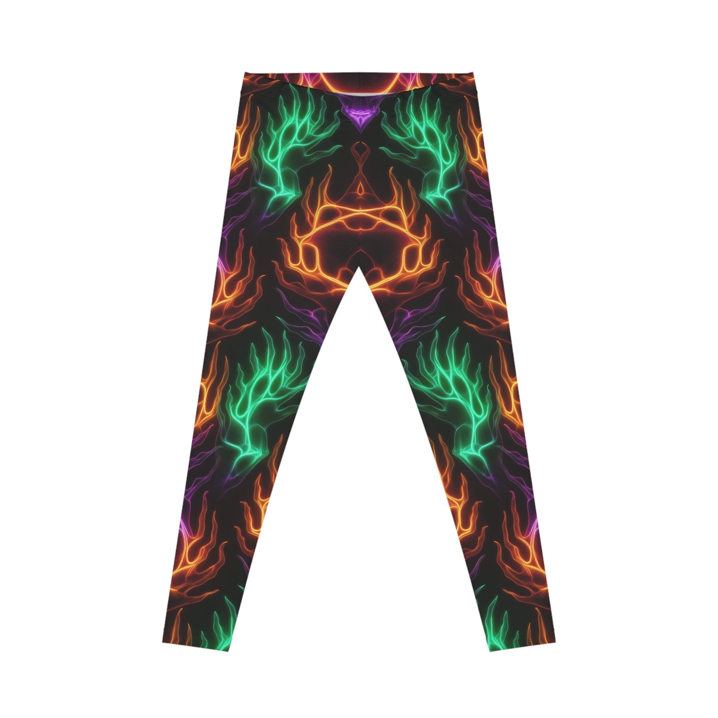 Neon Flame Leggings