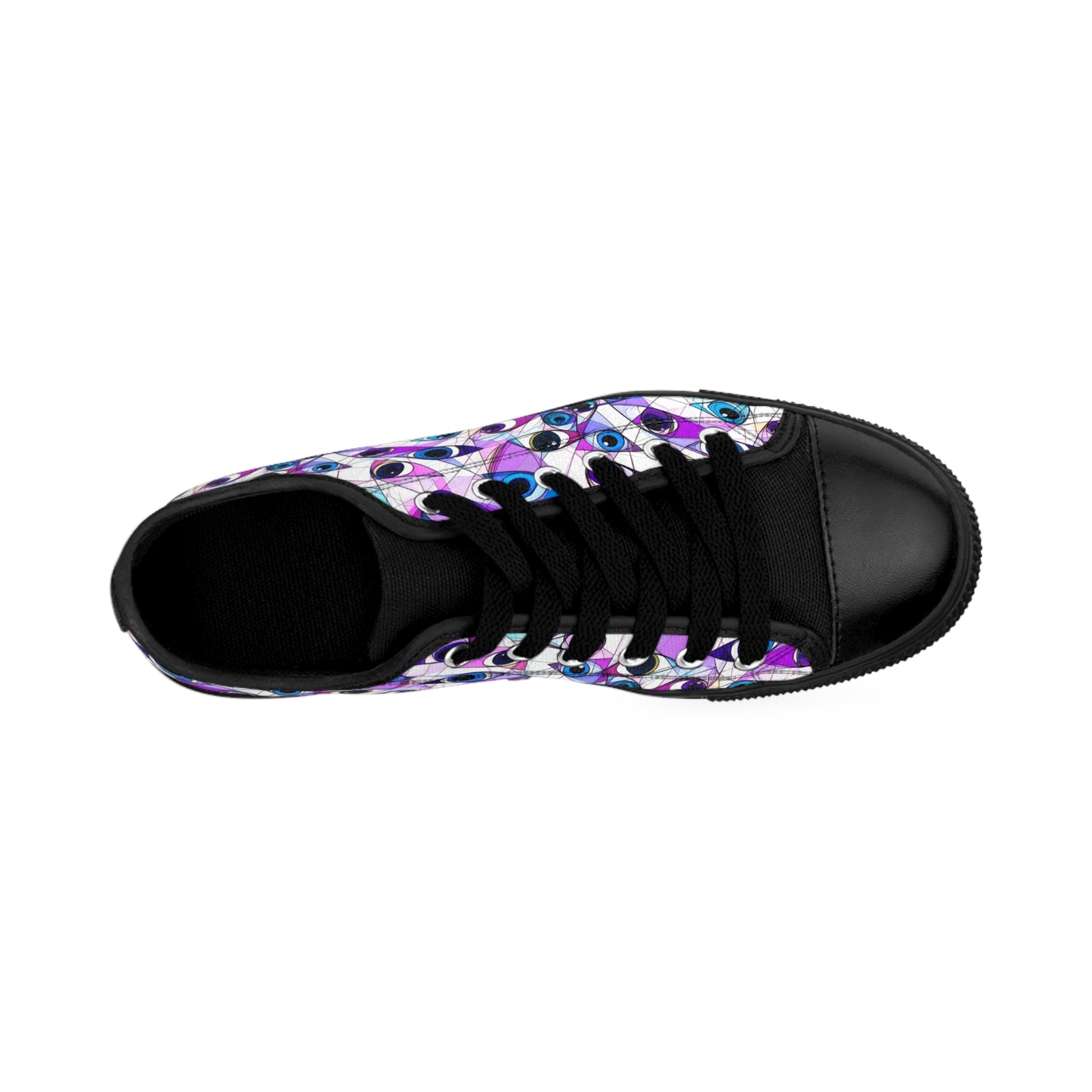 Eye Cubist Art - Women's Classic Low Top Sneakers