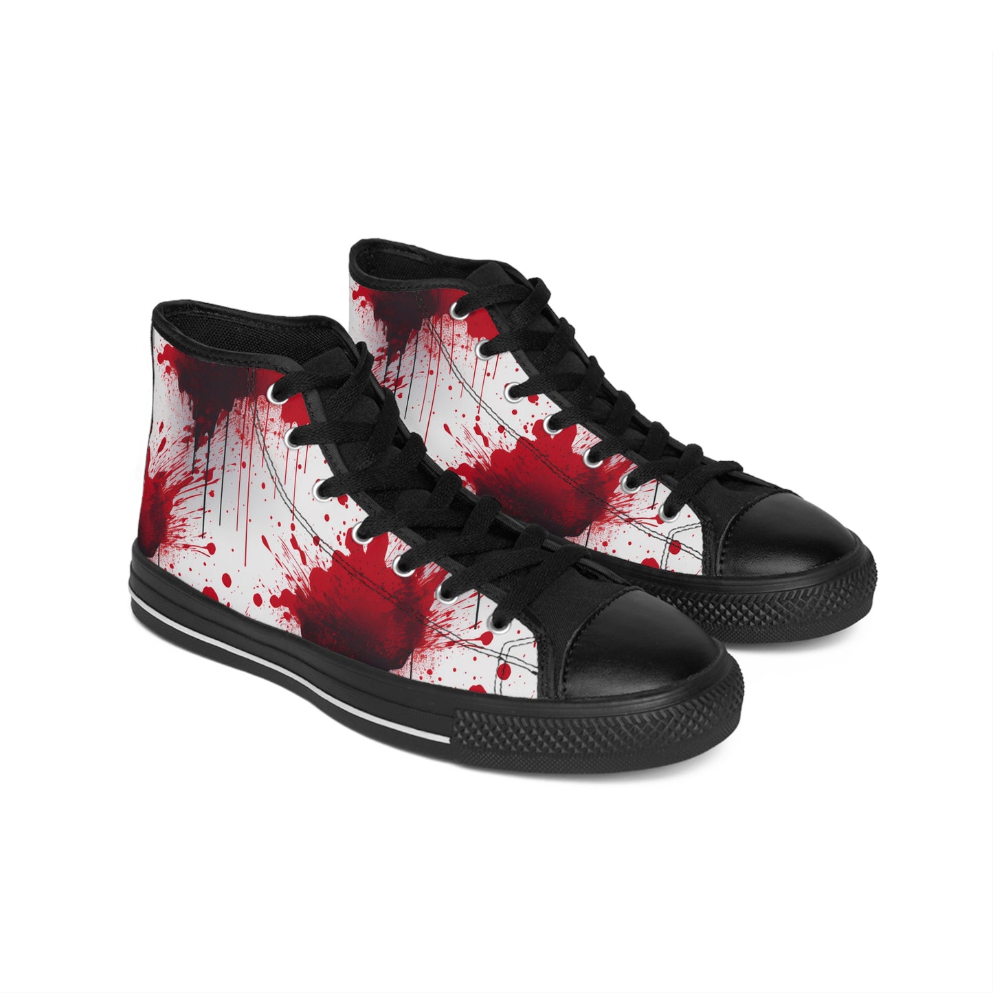 Blood Stained Women's Classic High-Top Sneakers