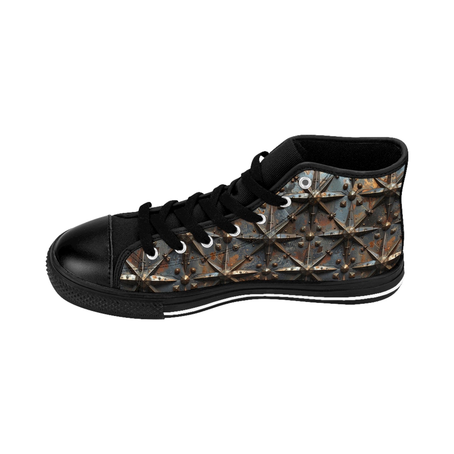 Metal Tiles - Men's Classic High Top Sneakers