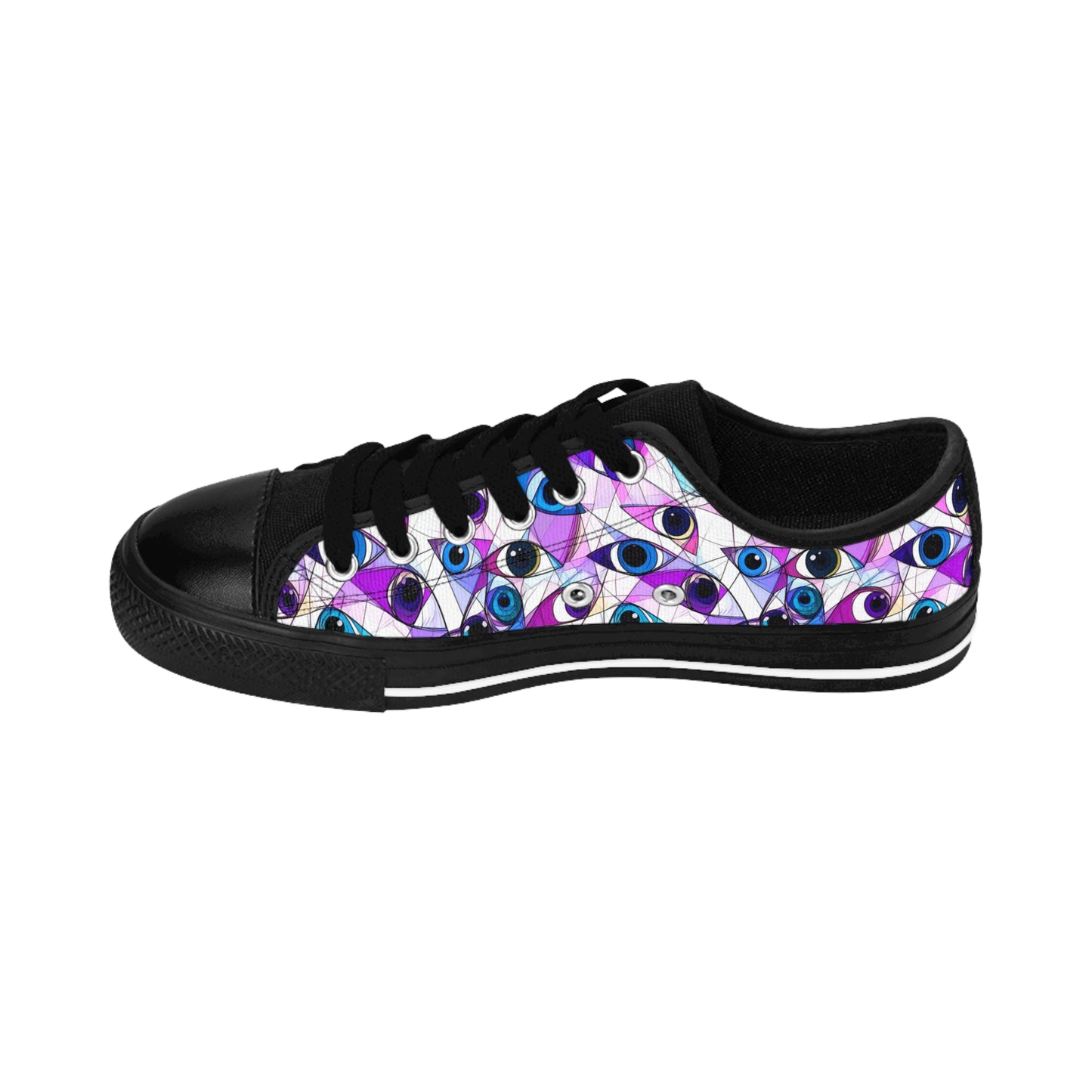 Eye Cubist Art - Women's Classic Low Top Sneakers
