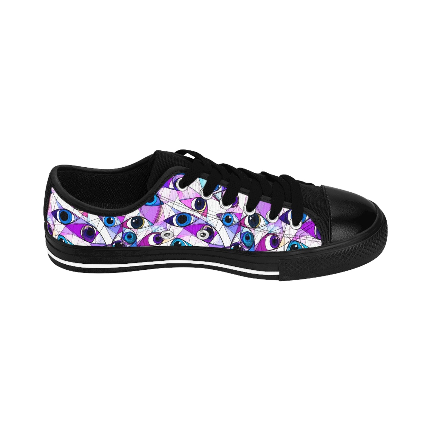 Eye Cubist Art - Women's Classic Low Top Sneakers
