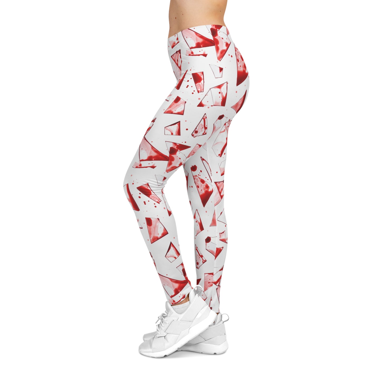 Bloody Shards of Broken Glass Leggings
