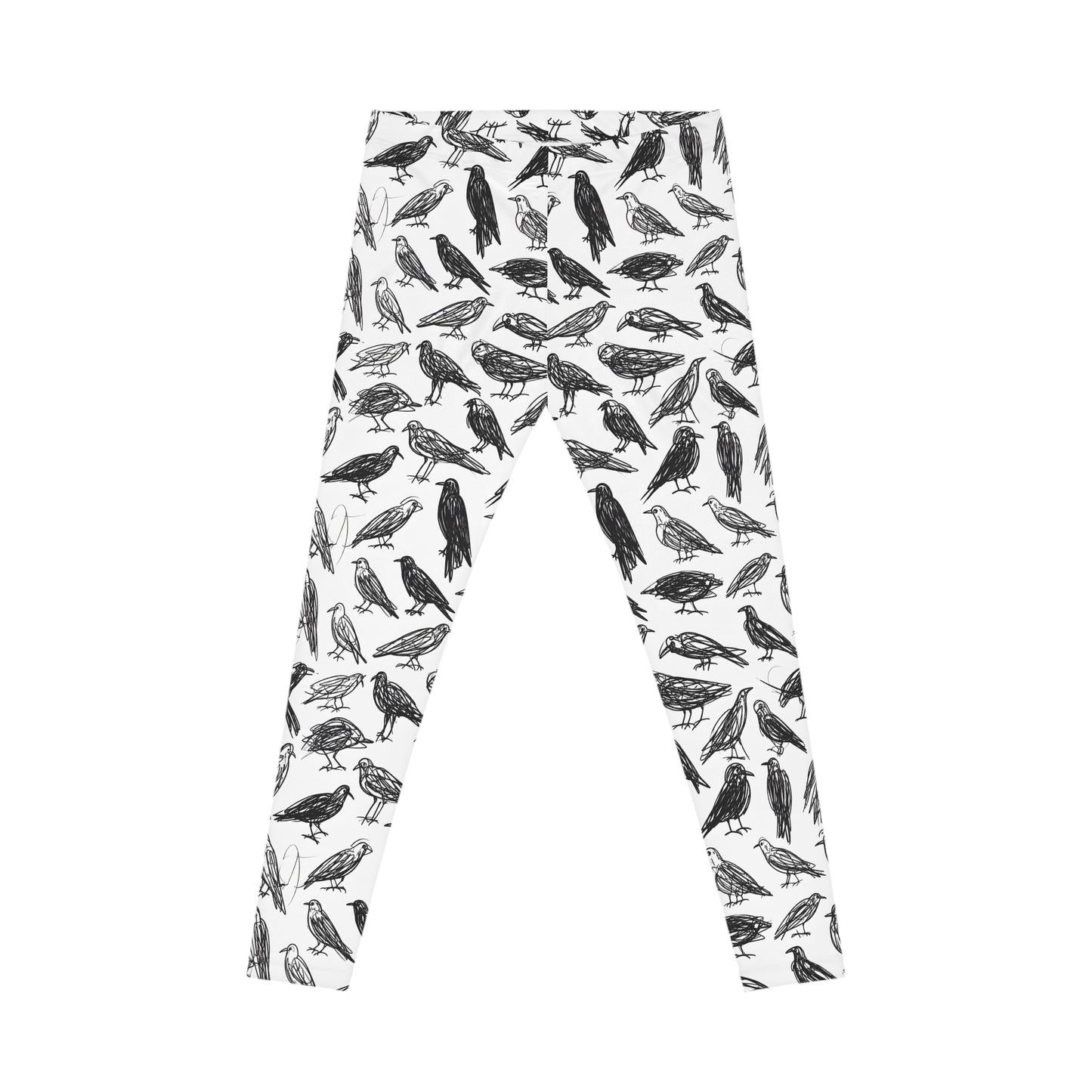 Doodle Raven Leggings