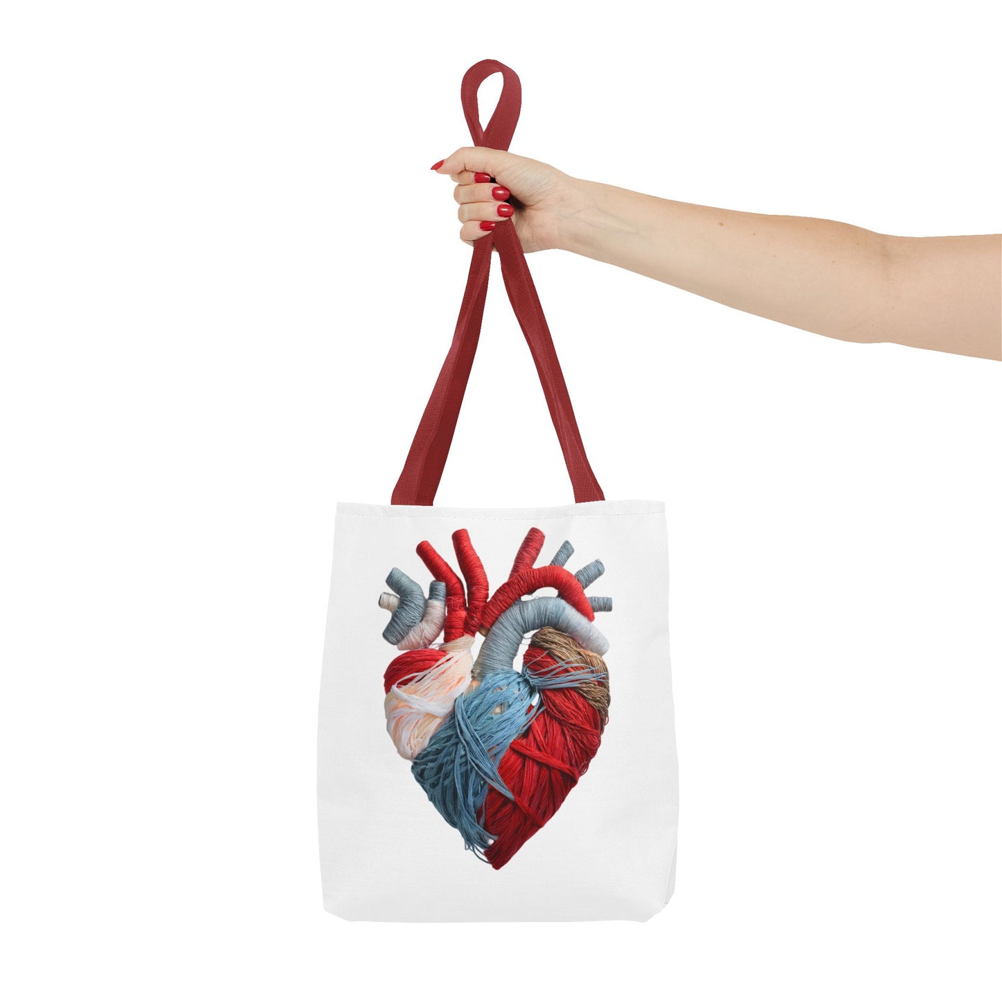 Yarn Heart Tote Bag