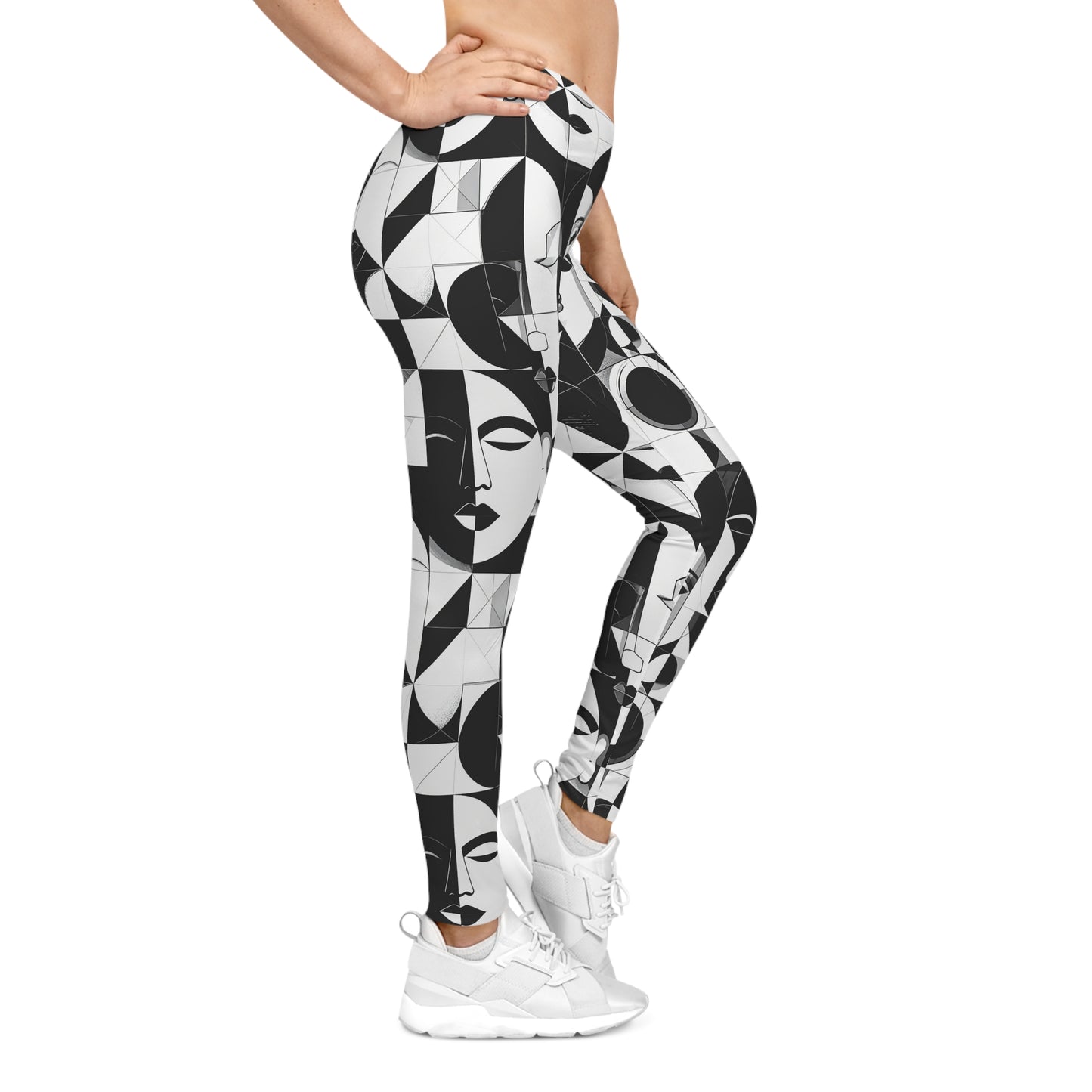 Bauhaus Art Faces - Leggings