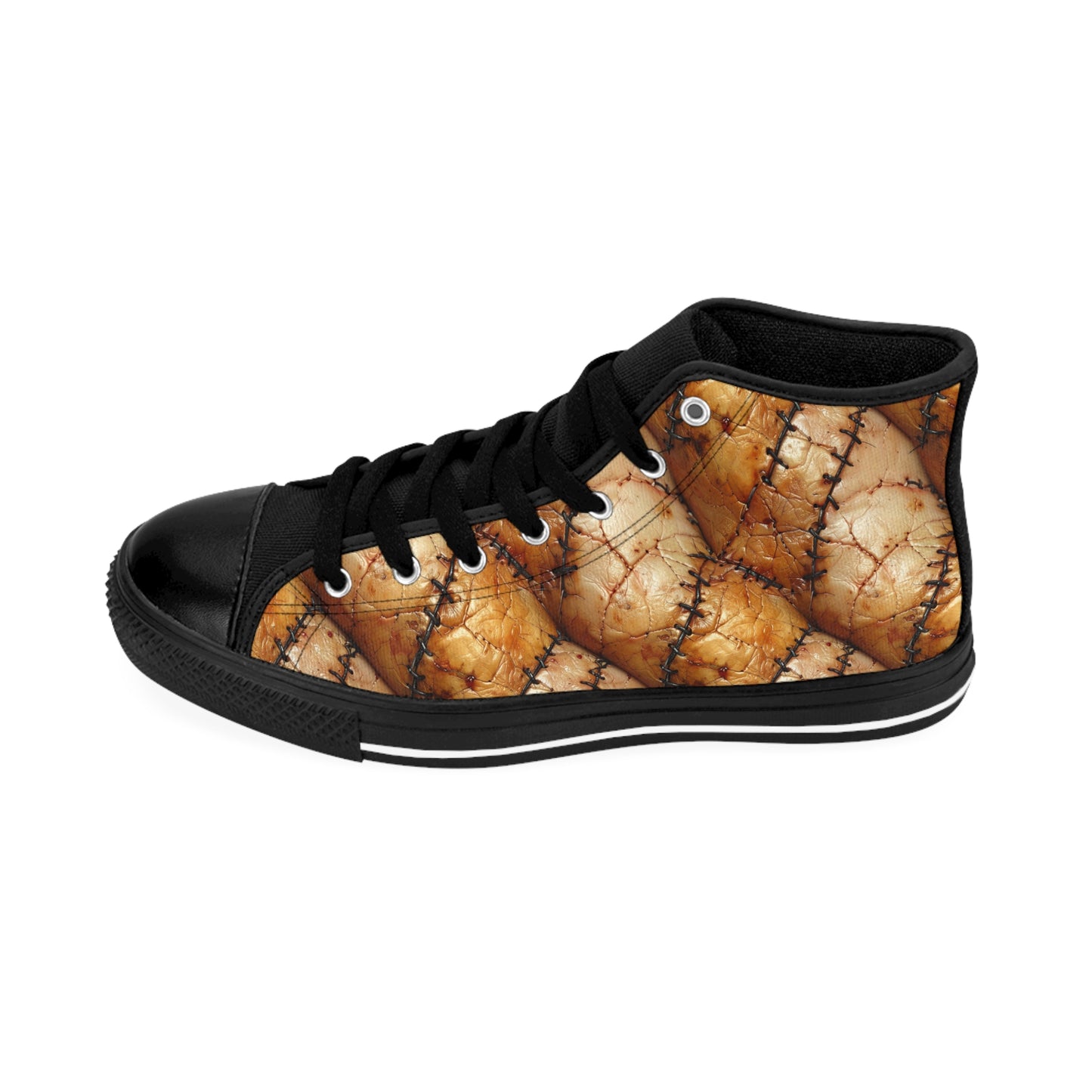 Stitched Flesh - Men's Classic High Top Sneaker