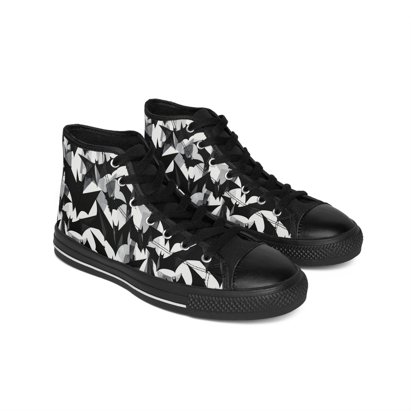 Bat Cubism - Men's Classic High Top Sneakers