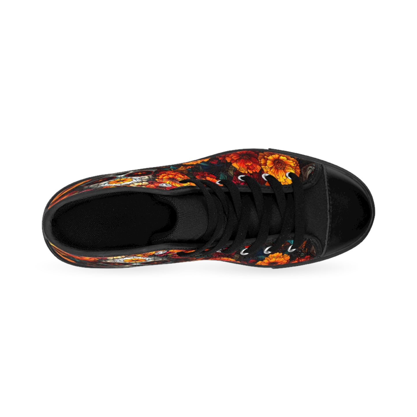 Sugar Skull and Marigolds High Top Sneakers