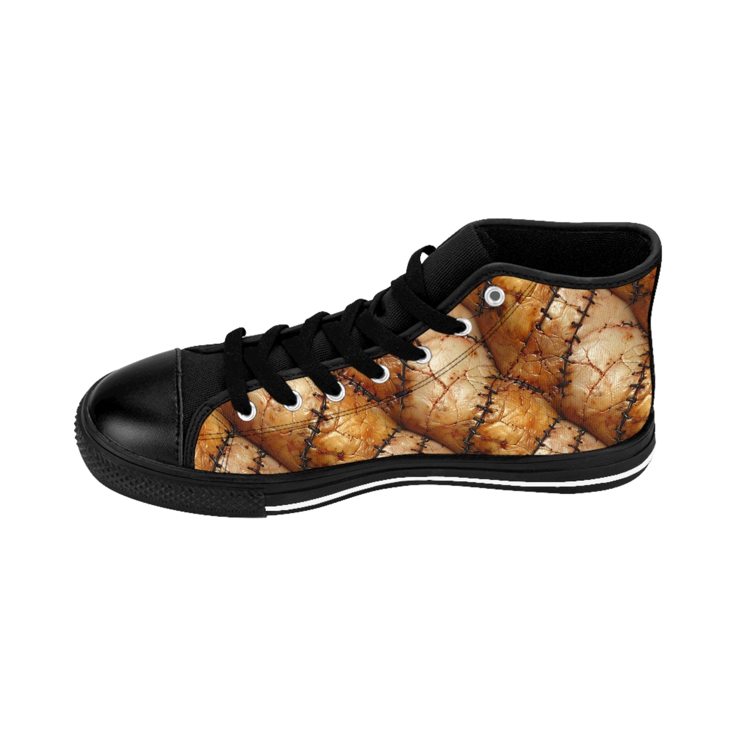 Stitched Flesh - Men's Classic High Top Sneaker