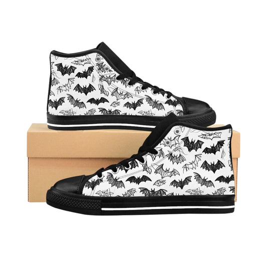 Doodle Bats - Women's Classic High Top Sneakers