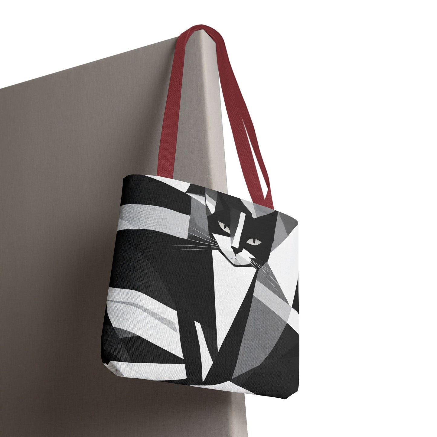 Cubist Cat Tote Bag
