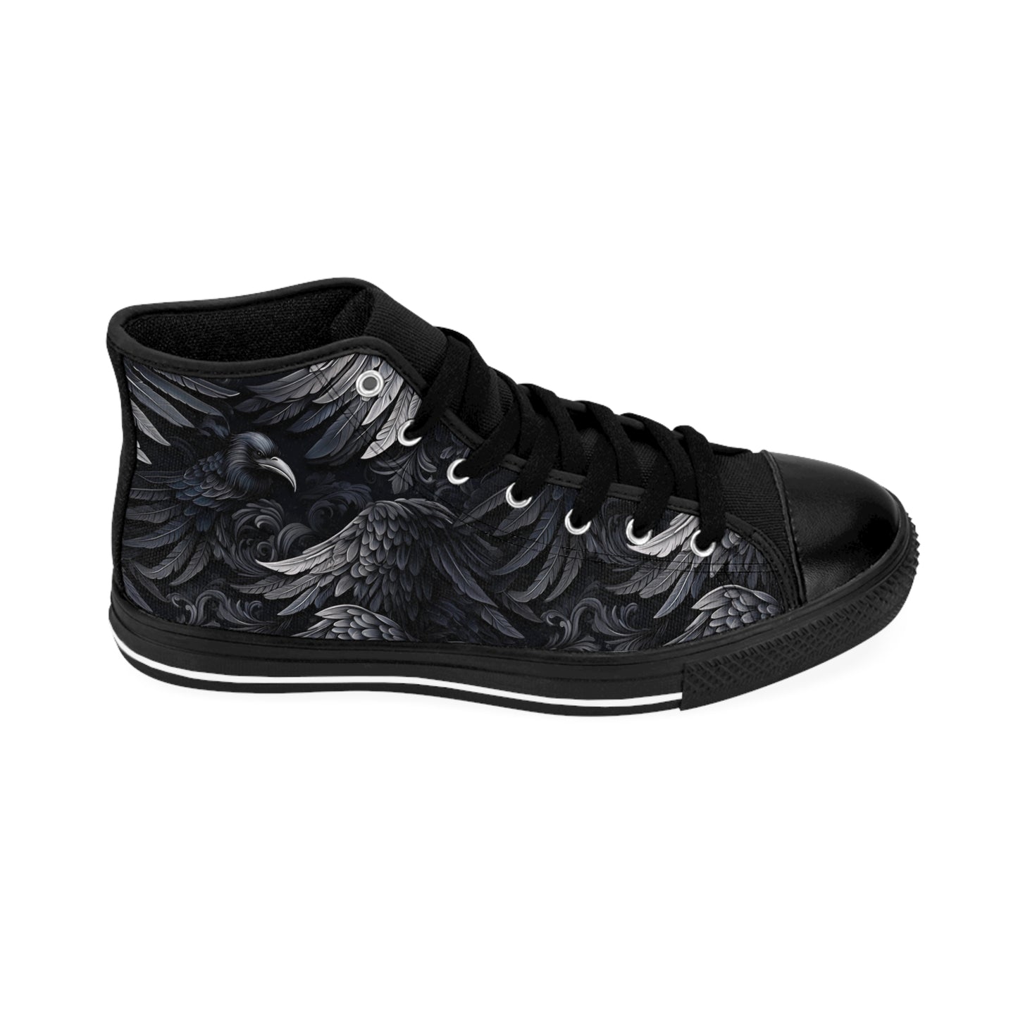Dark Ravens - Men's Classic High Top Sneakers