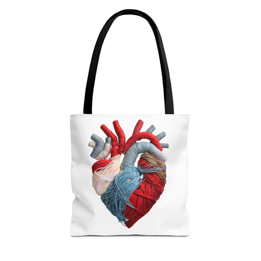 Yarn Heart Tote Bag