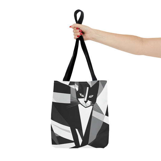 Cubist Cat Tote Bag