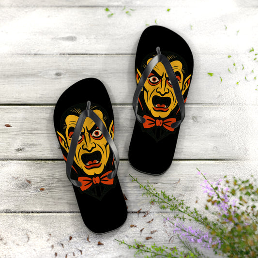 Vintage Vampire Flip Flops