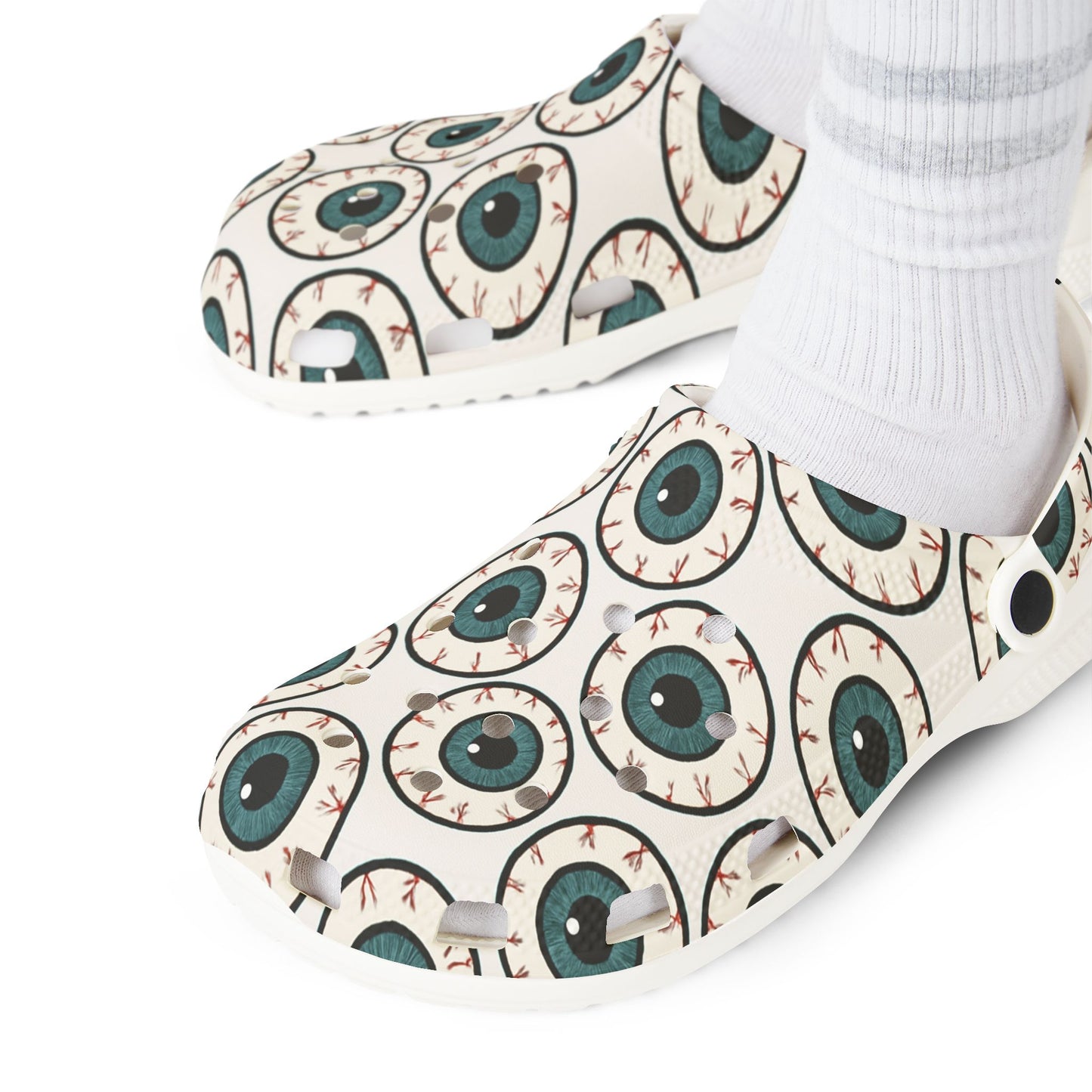 Watching You From Below - Platform Clogs for Anyone