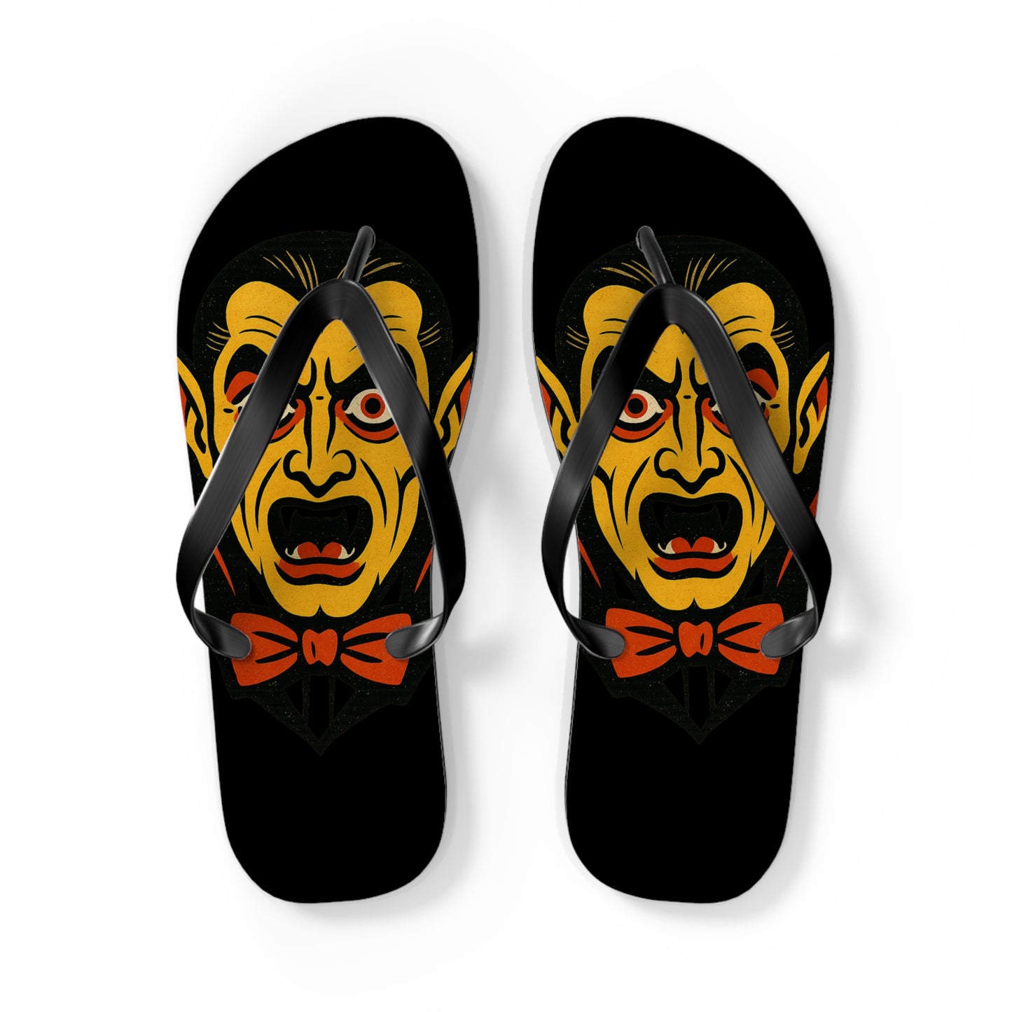 Vintage Vampire Flip Flops