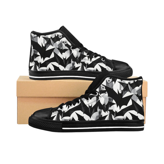 Bat Cubism - Men's Classic High Top Sneakers