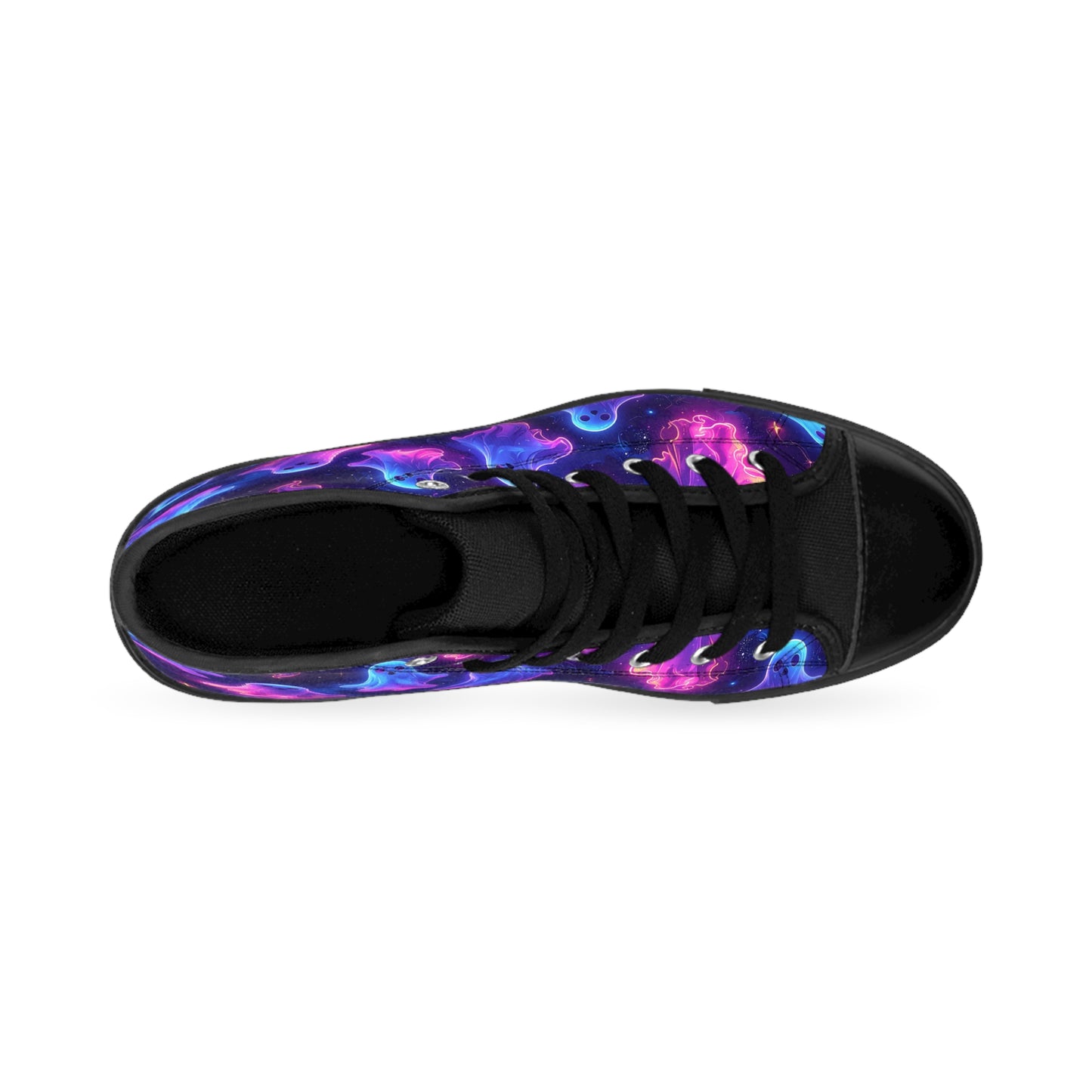 Ghostly Glow - Women's Classic High Top Sneakers
