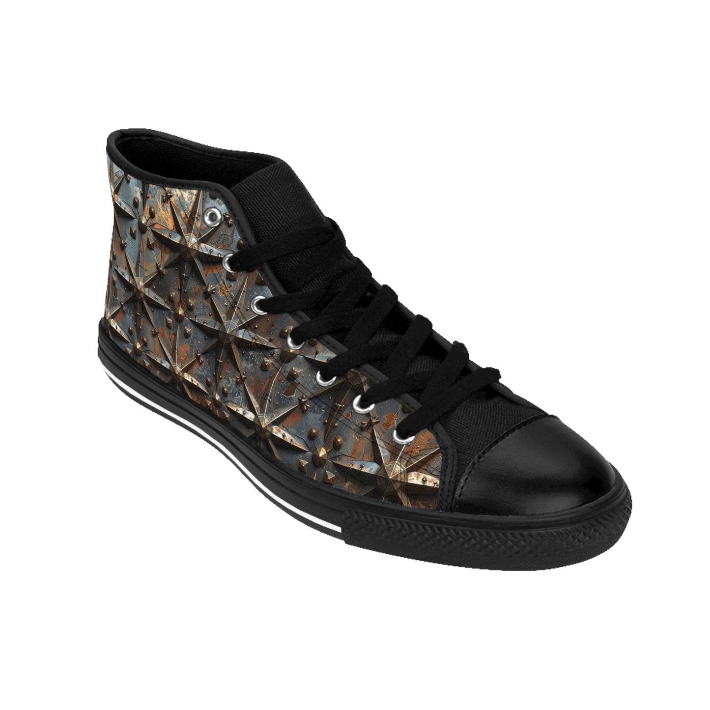 Metal Tiles - Men's Classic High Top Sneakers