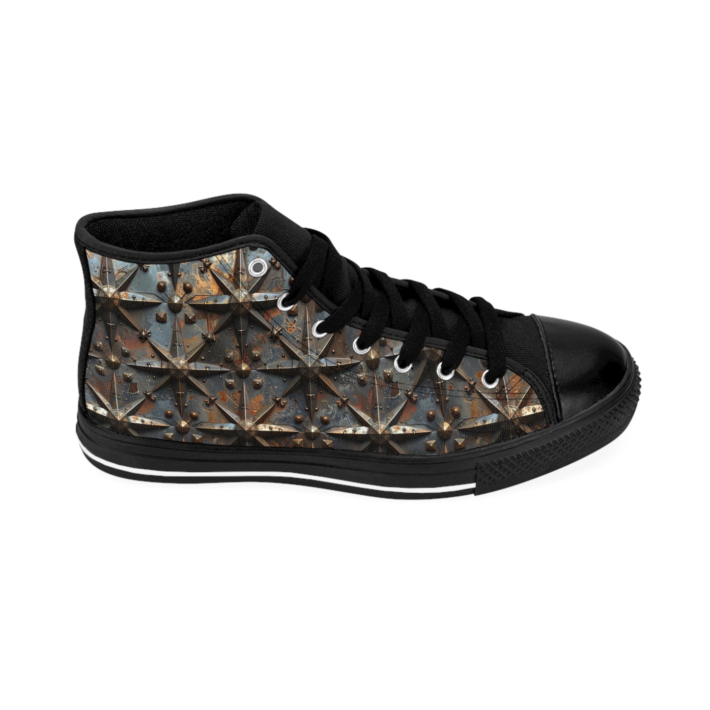 Metal Tiles - Men's Classic High Top Sneakers