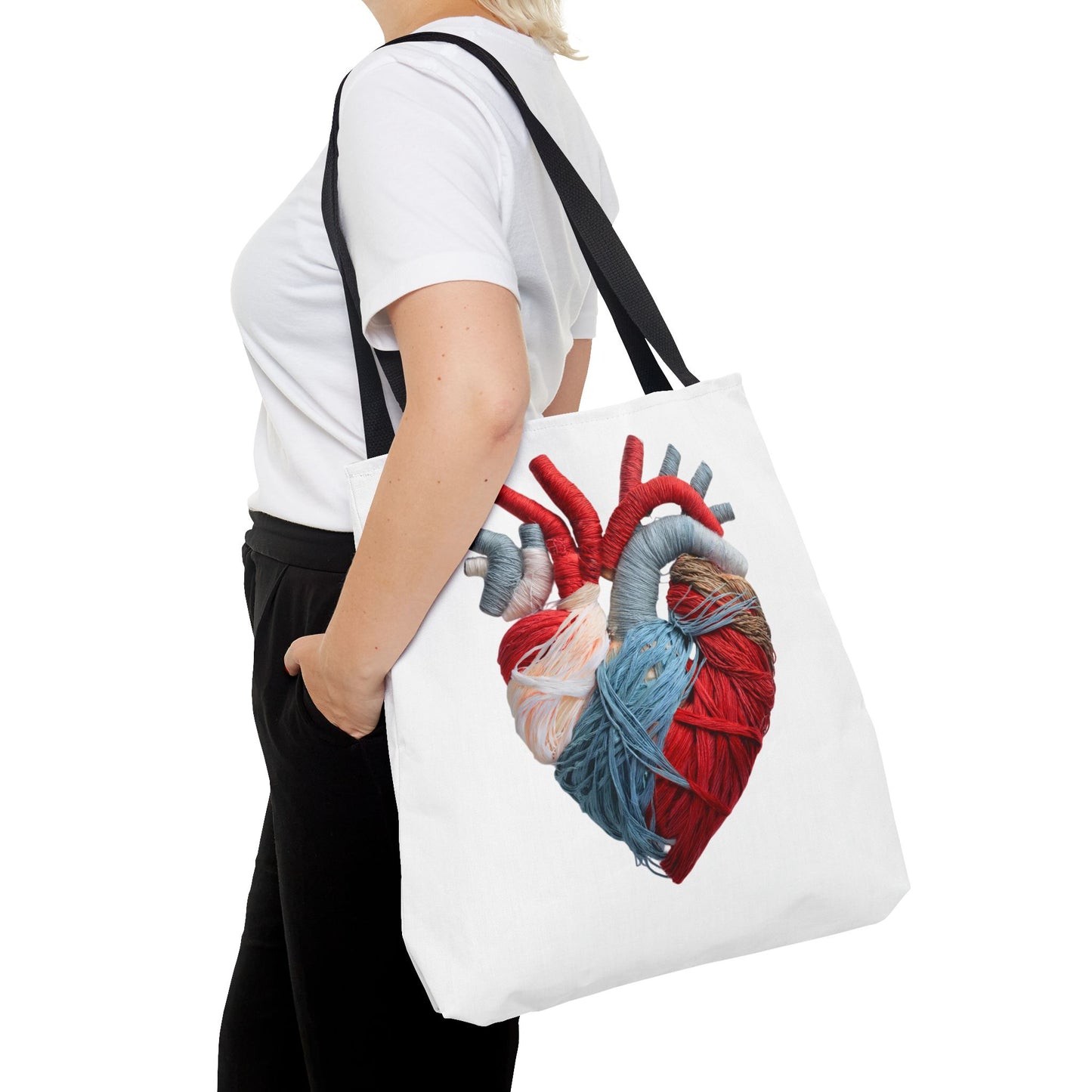 Yarn Heart Tote Bag