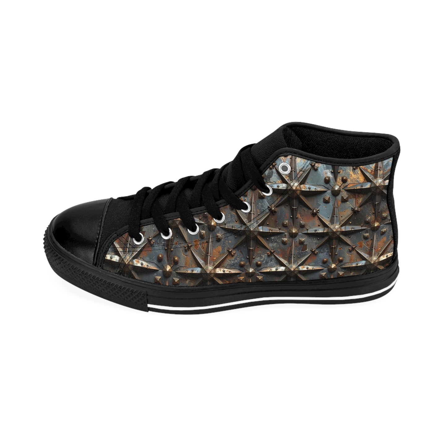 Metal Tiles - Men's Classic High Top Sneakers