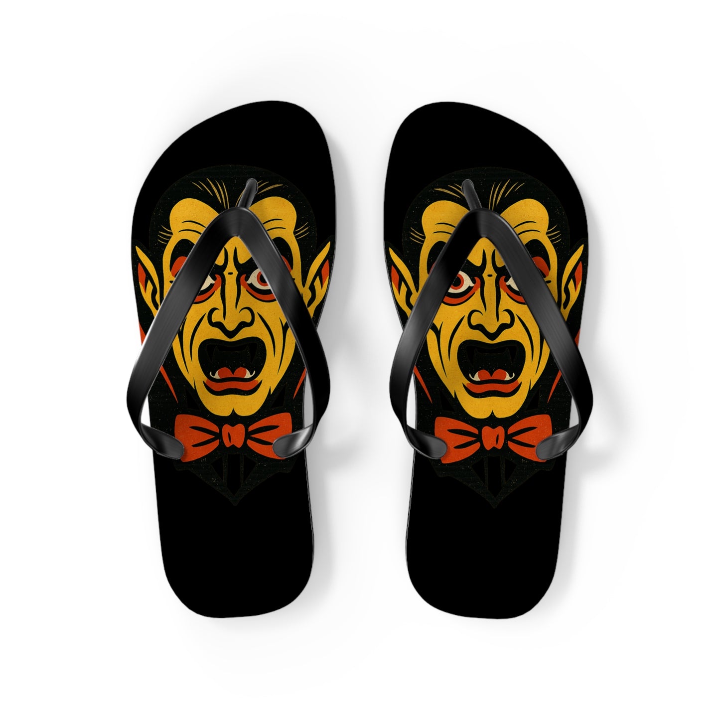 Vintage Vampire Flip Flops