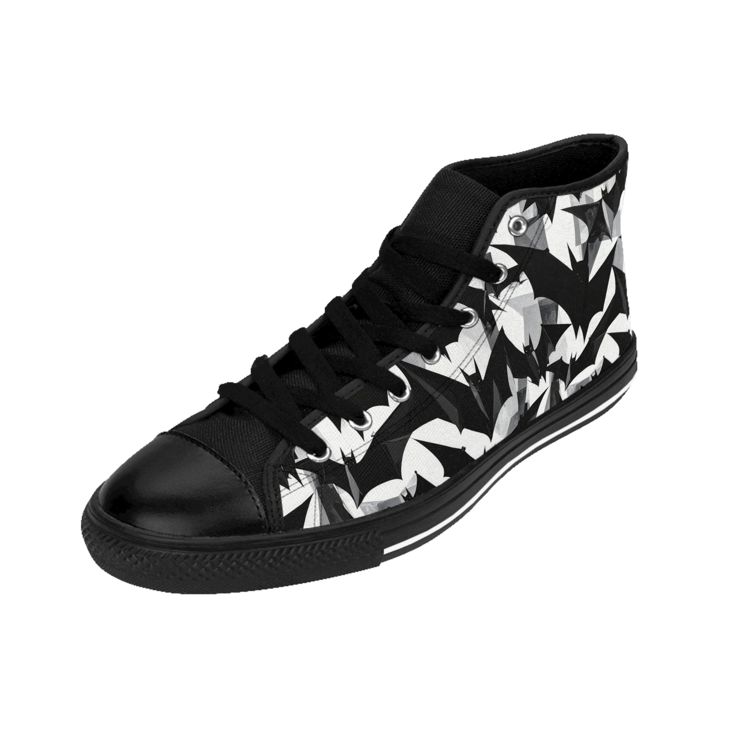 Bat Cubism - Men's Classic High Top Sneakers