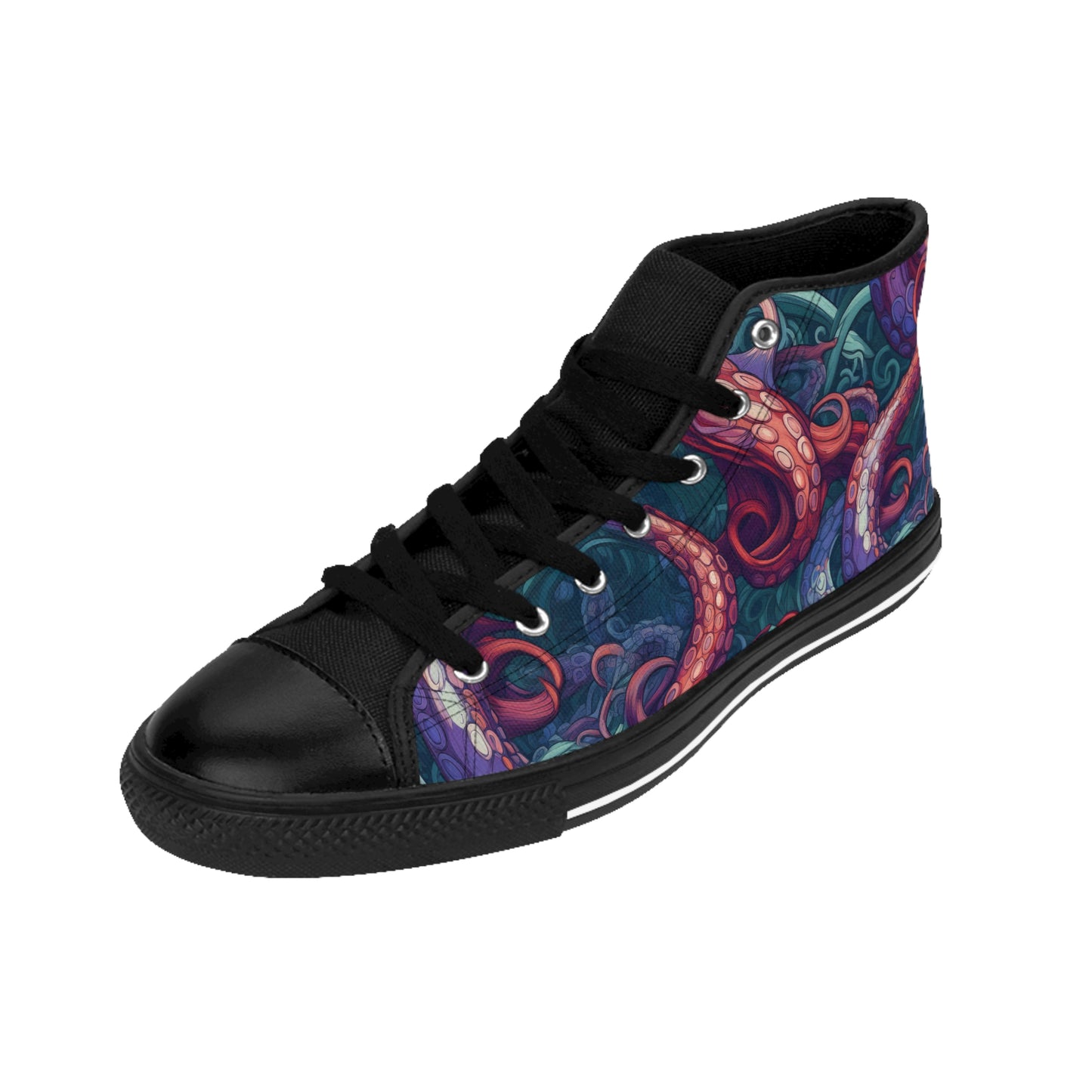 Tentacles - Women's Classic High Top Sneakers