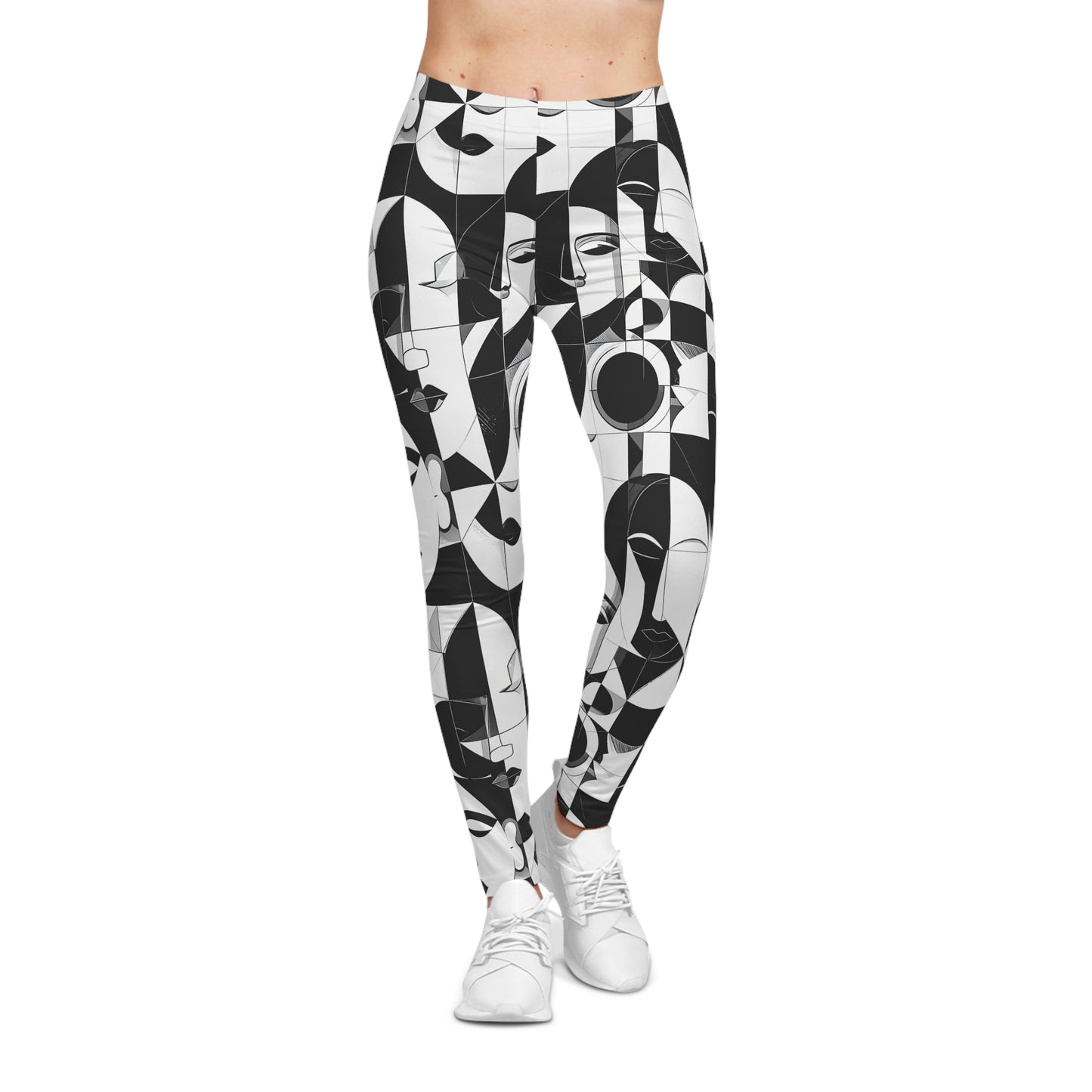 Bauhaus Art Faces - Leggings
