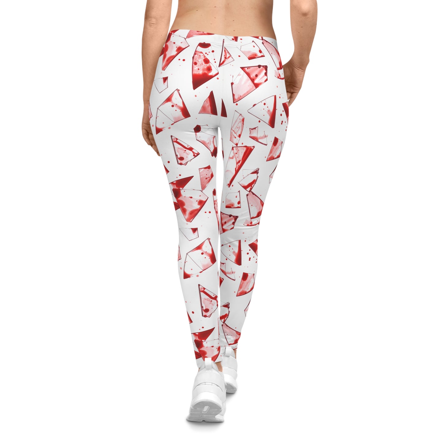 Bloody Shards of Broken Glass Leggings