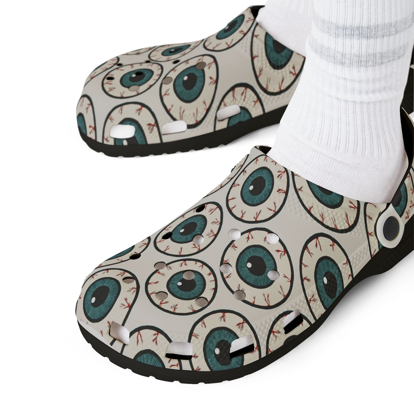 Watching You From Below - Platform Clogs for Anyone