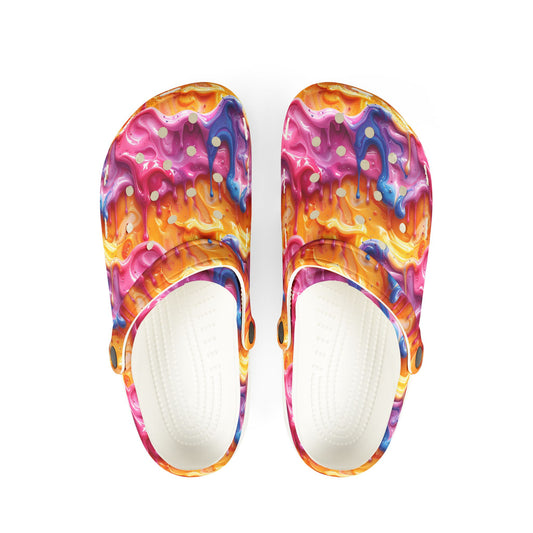 Melted Frosting Unisex Clogs